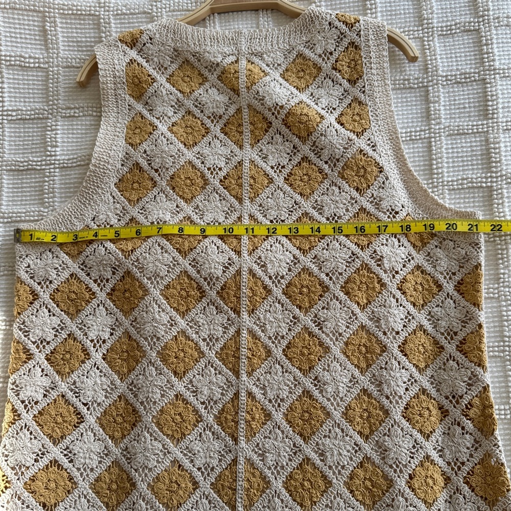 Sezane Marie Cotton Crochet Shift Dress - Picture 4 of 6